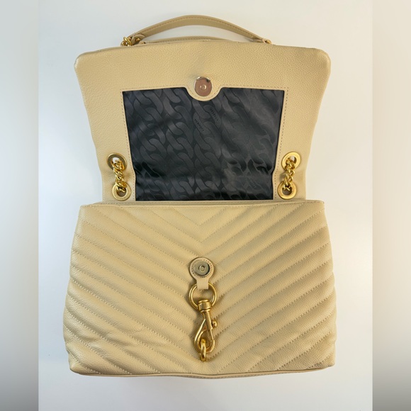 Rebecca Minkoff Edie Quilted Leather Convertible Crossbody Bag EUC - Picture 11 of 13